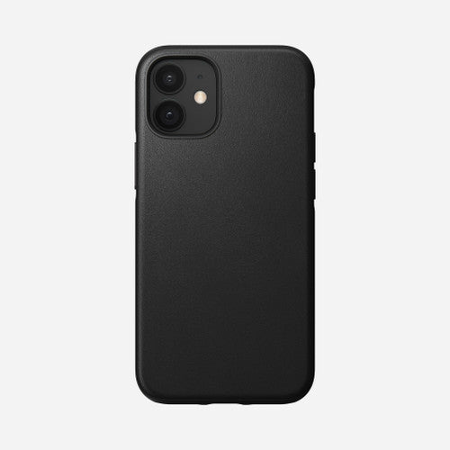 Modern Leather Case for iPhone 12 mini - MagSafe 5G compatible - Black Modern Leather Case for iPhone 12 mini - MagSafe 5G compatible - Black